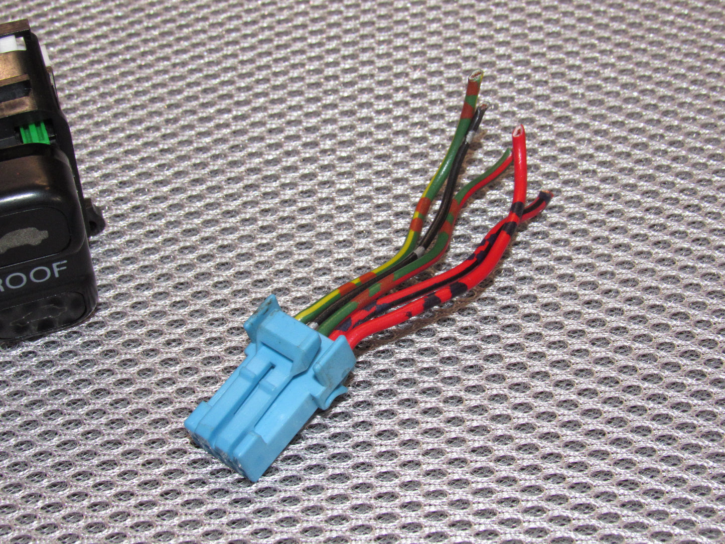 92 93 94 95 96 Honda Prelude OEM Sunroof Moon Roof Switch Pigtail Harness Connector