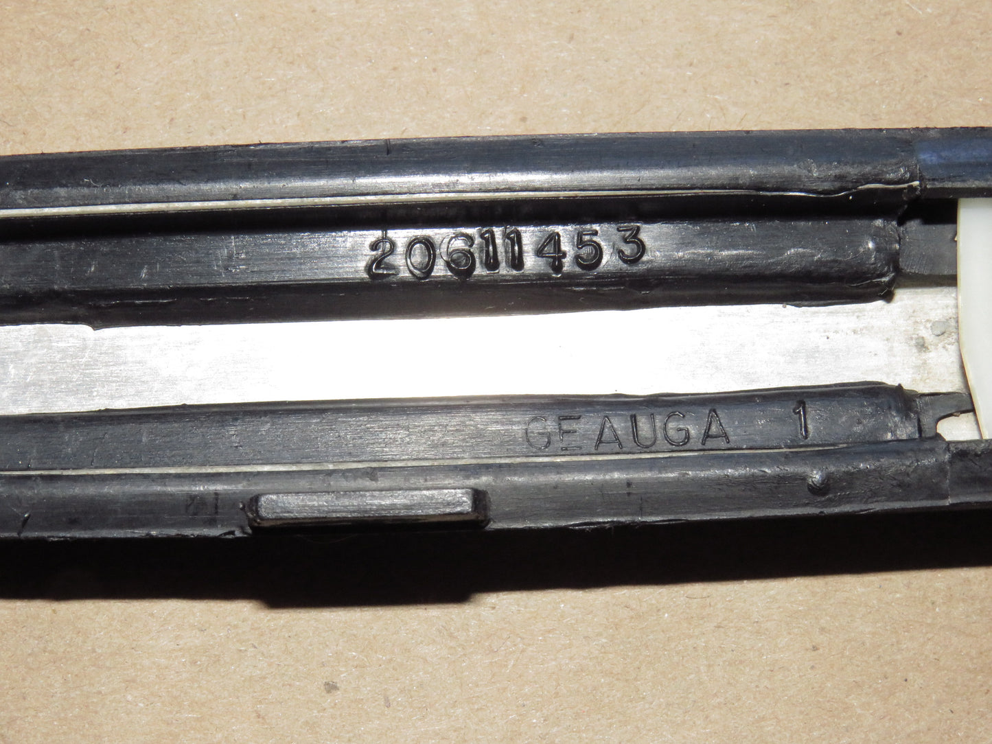 84 85 Pontiac Fiero OEM Front Fender Moulding - Left