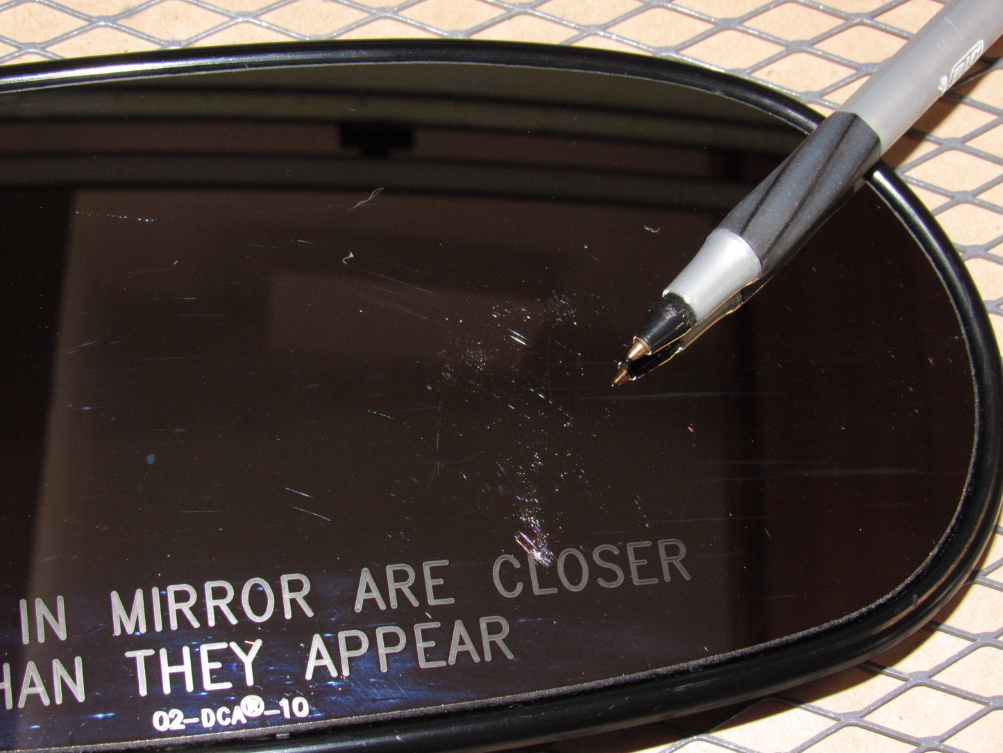 97 98 99 00 01 02 03 04 Chevrolet Corvette Exterior Side Heated Mirror Glass - Right