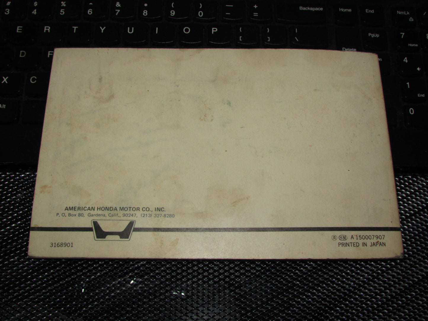 Honda Accord Hatchback (1979) Owners Manual