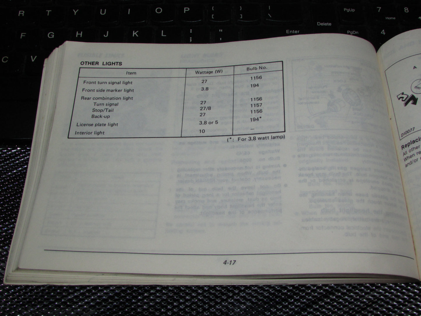 Nissan Pathfinder (1987) Owners Manual