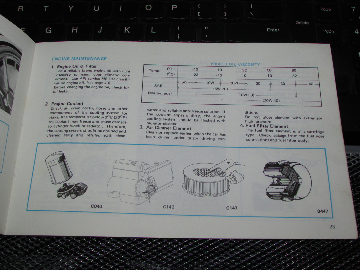 Toyota Corolla (1970) Owners Manual