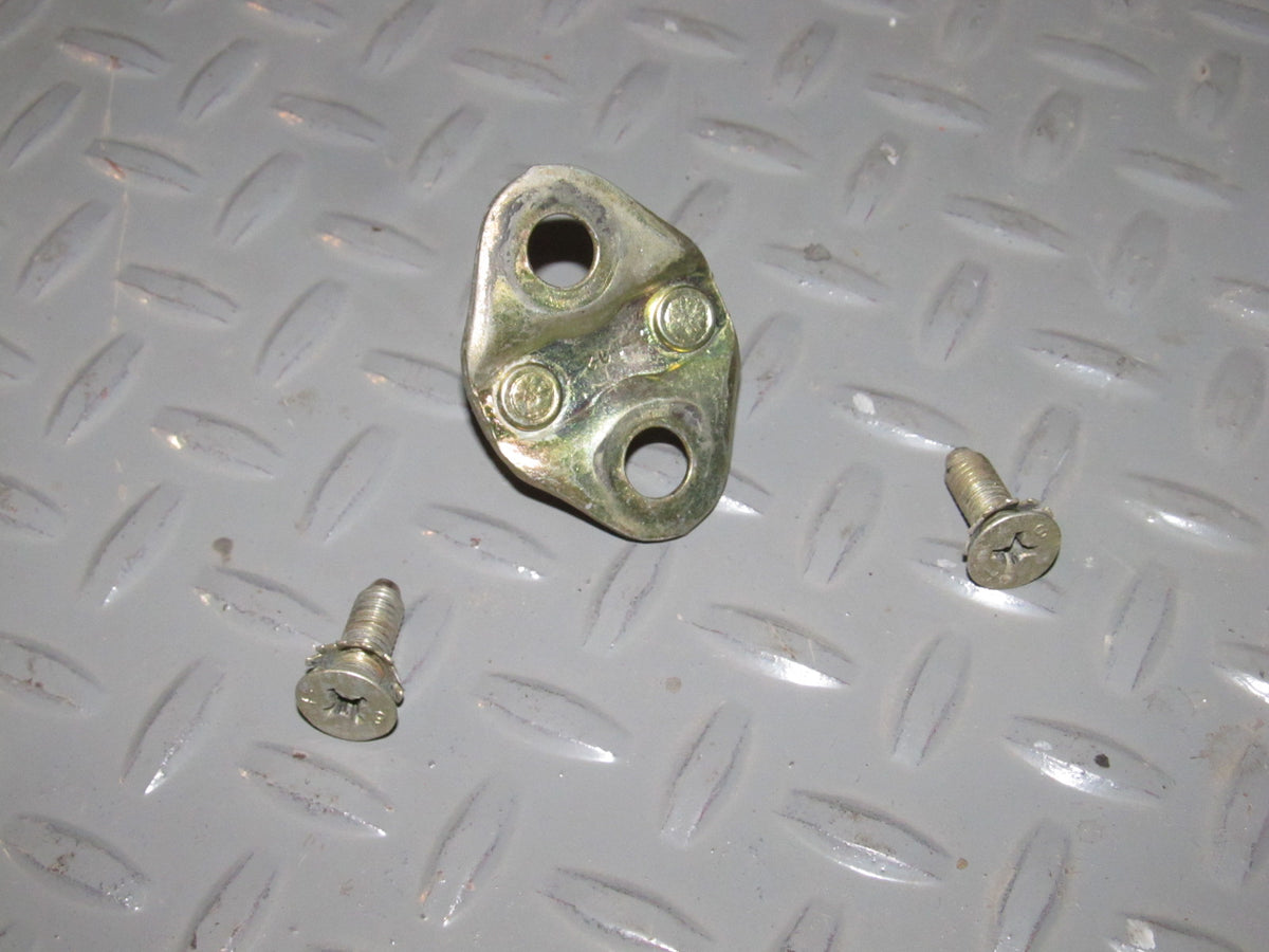 86 87 88 Mazda RX7 OEM Door Latch Striker & Mounting Bolts Left / Right
