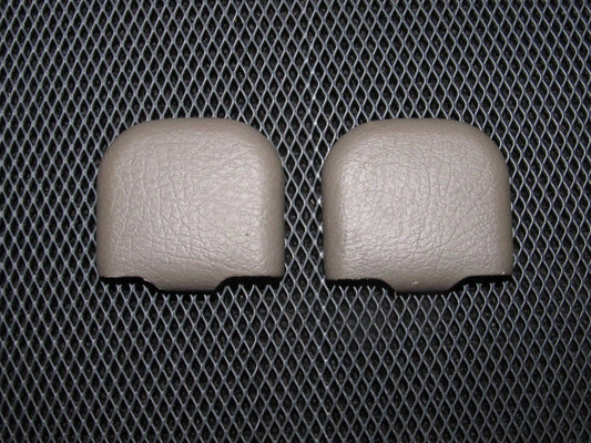 96-00 Honda Civic OEM Brown Filler Cap Cover - 2 pieces