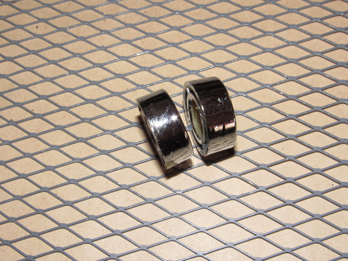 79 81 82 Datsun 280zx OEM Power Mirror Switch Chrome Lock Ring