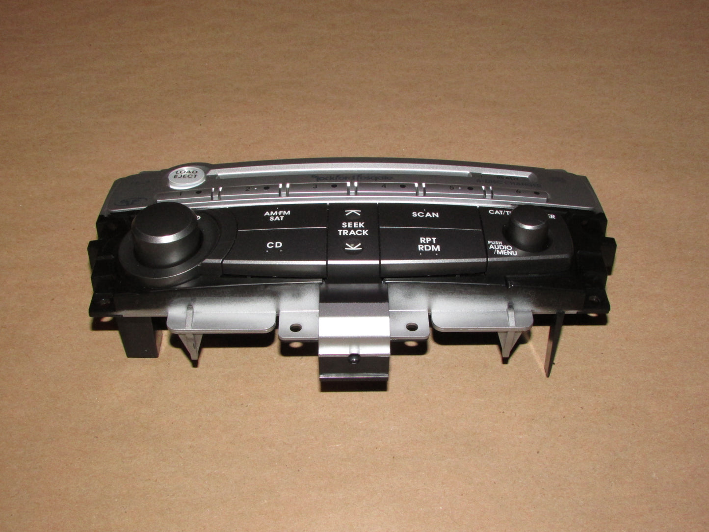 06-11 Mitsubishi Eclipse OEM Stereo Radio 6 Disc Changer Front Control Panel