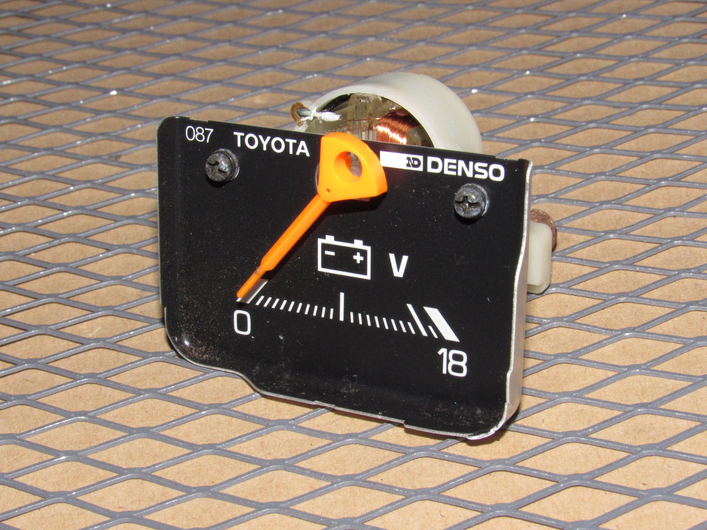 87 88 89 Toyota MR2 OEM Speedometer Instrument Cluster Battery Voltage Meter Gauge
