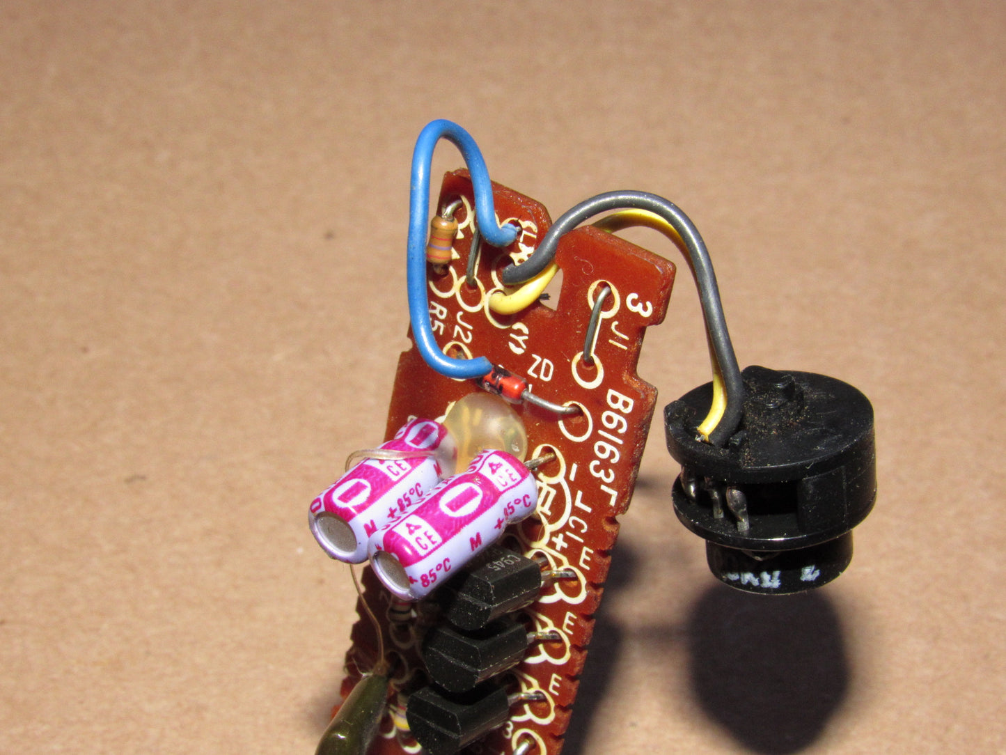 84 85 Mazda RX7 OEM Dash Light illumination Dimmer Switch Circuit Board & Harness