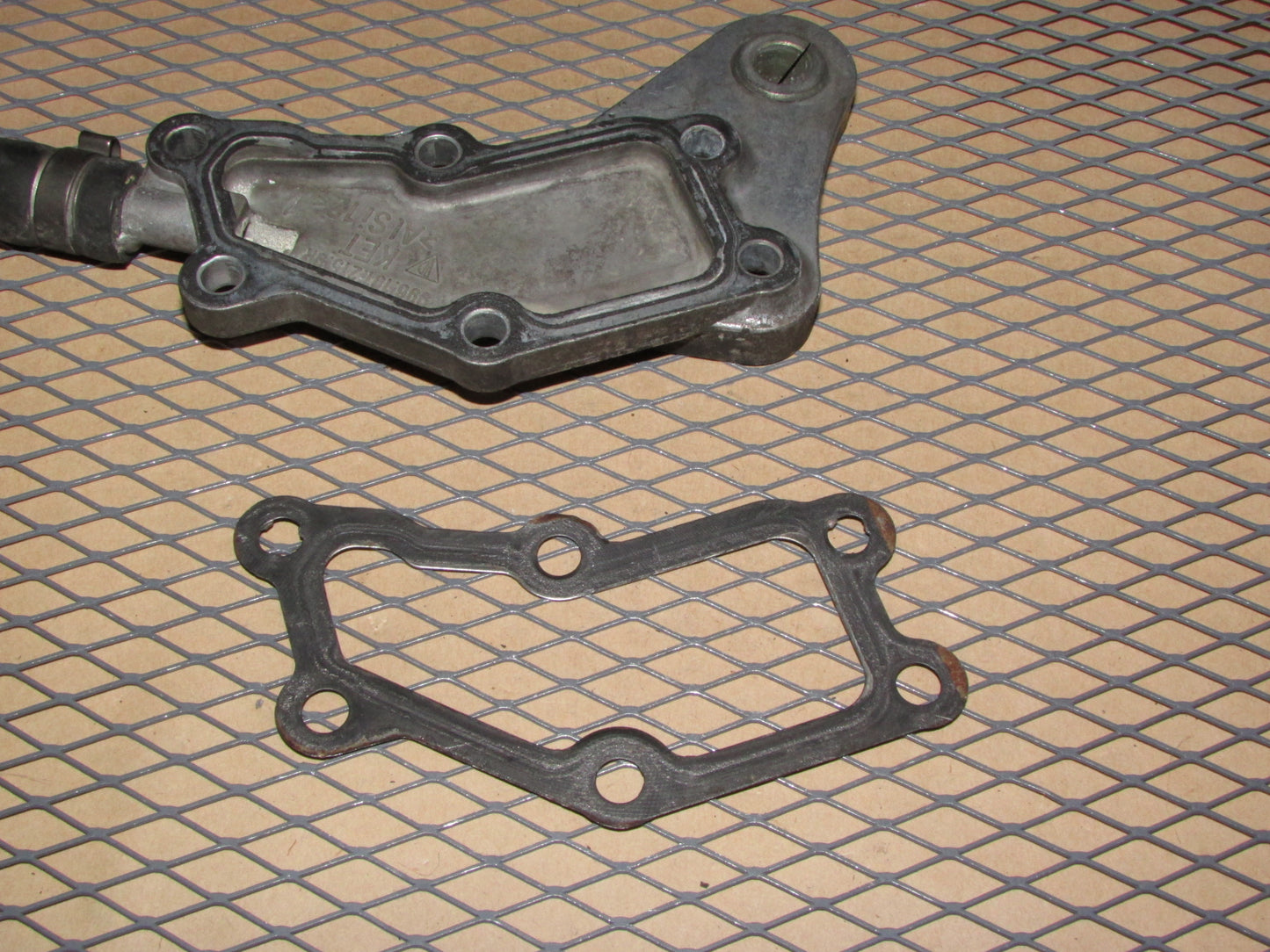 99 00 01 02 Porsche 911 Carrera OEM Alternator Bracket & Coolant Block Plate Fitting
