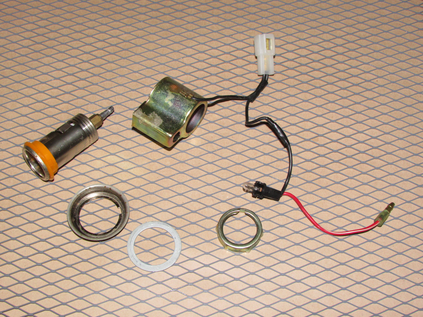 81-85 Mazda RX7 OEM 12v 12 Volt Power Outlet Socket Assembly