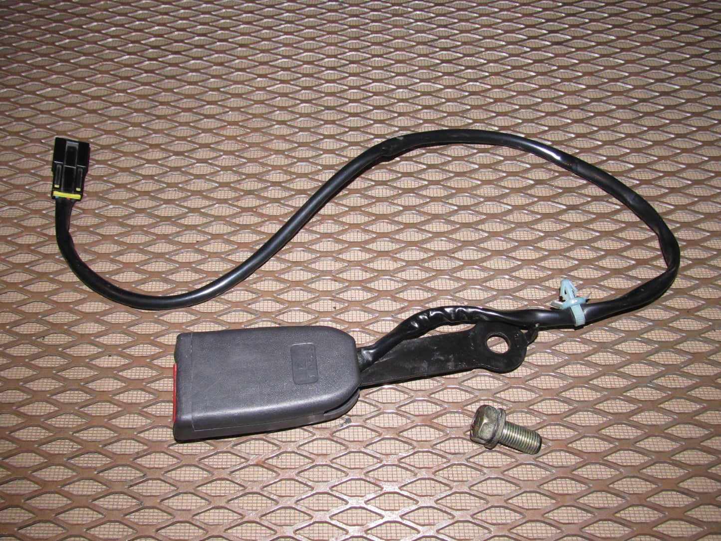 94 95 96 97 Mitsubishi 3000GT OEM Front Seat Belt Buckle Receiver - Left