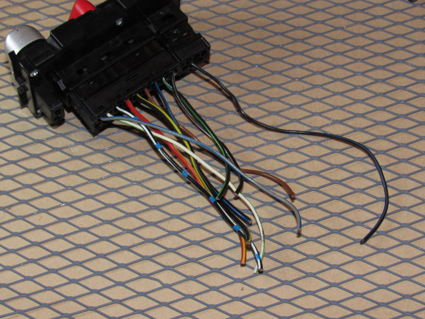 04-08 Chrysler Crossfire OEM Dash Hazard Traction & Door Lock Switch Pigtail Harness