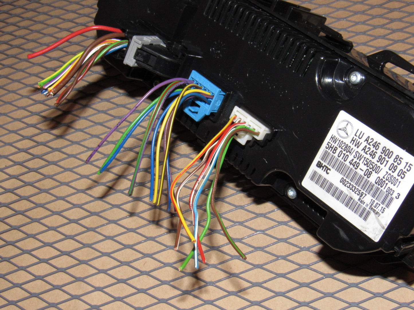 14 15 16 17 18 19 Mercedes Benz GLA250 OEM Climate Control Pigtail Harness