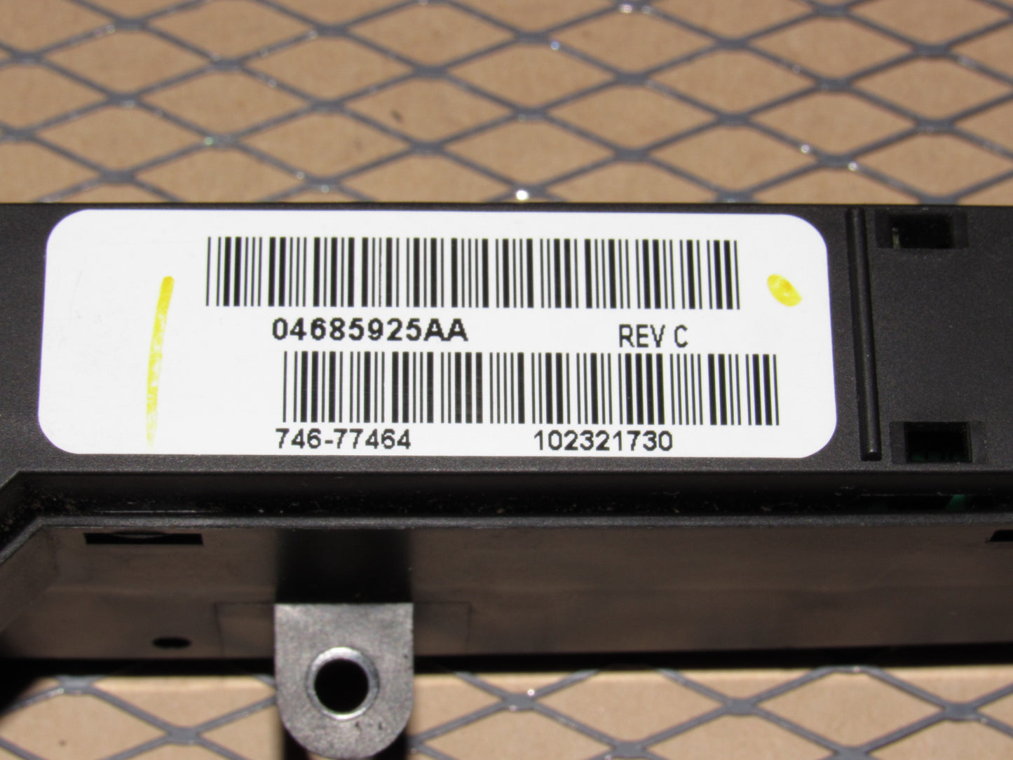 01 02 03 Chrysler Voyager OEM Hazard Light Switch & Wiper Switch Panel