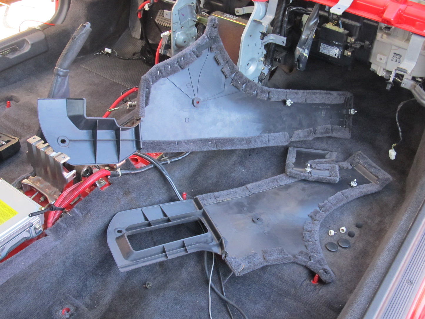 94 95 96 97 Mitsubishi 3000GT OEM Center Console Side Carpet Cover Panel Set