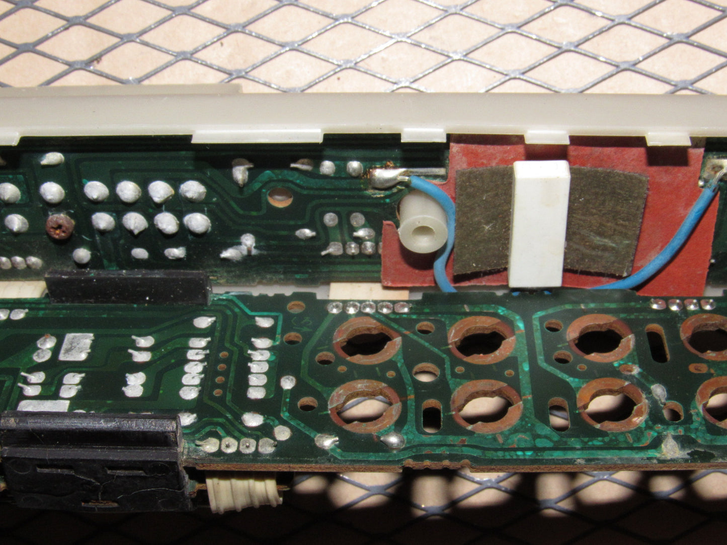 89 90 91 Mazda RX7 OEM Clock & Cluster Warning Light Circuit Board