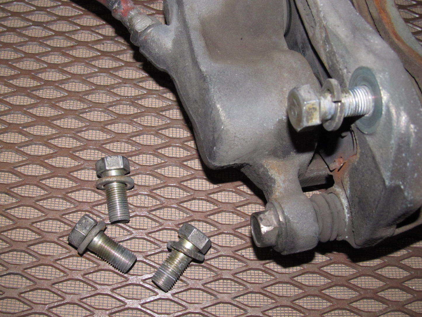 94 95 96 97 Mitsubishi 3000GT OEM Front Brake Caliper Mounting Bolt Set
