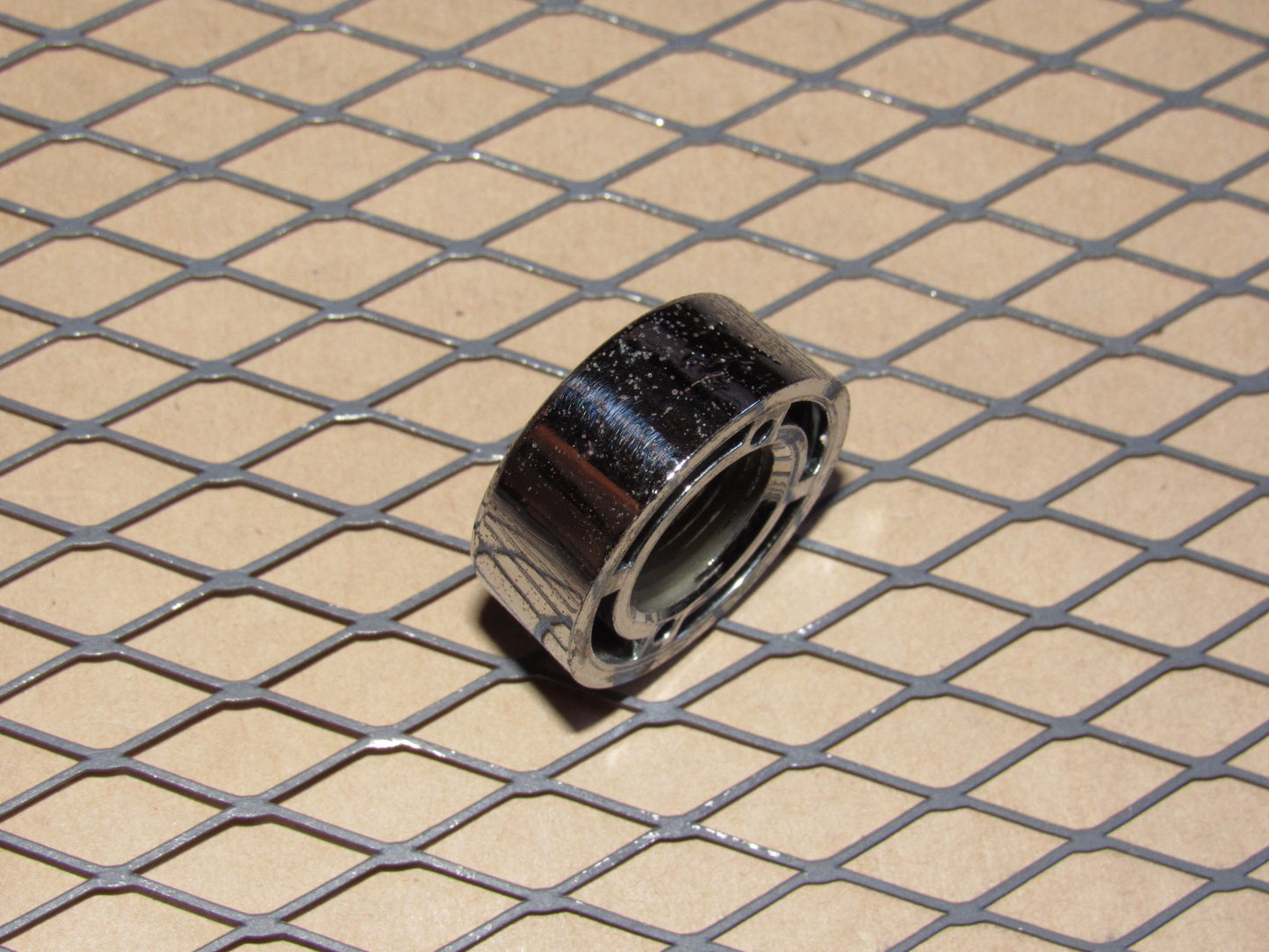 79 80 81 82 83 Datsun 280zx OEM Power Mirror Switch Chrome Lock Ring