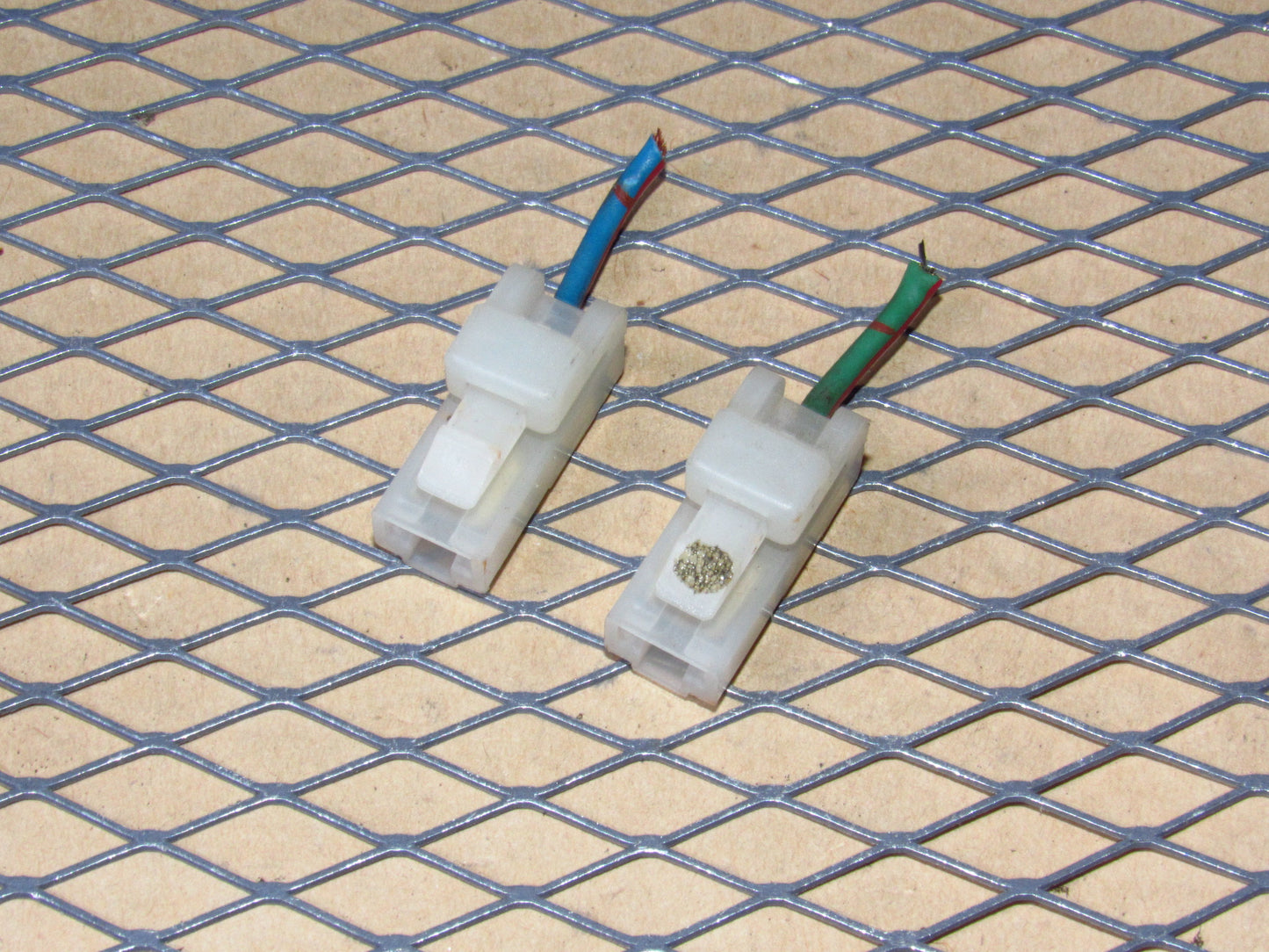 84-85 Mazda RX7 OEM Hatch Door Trunk Release Switch Pigtail Harness Connectors