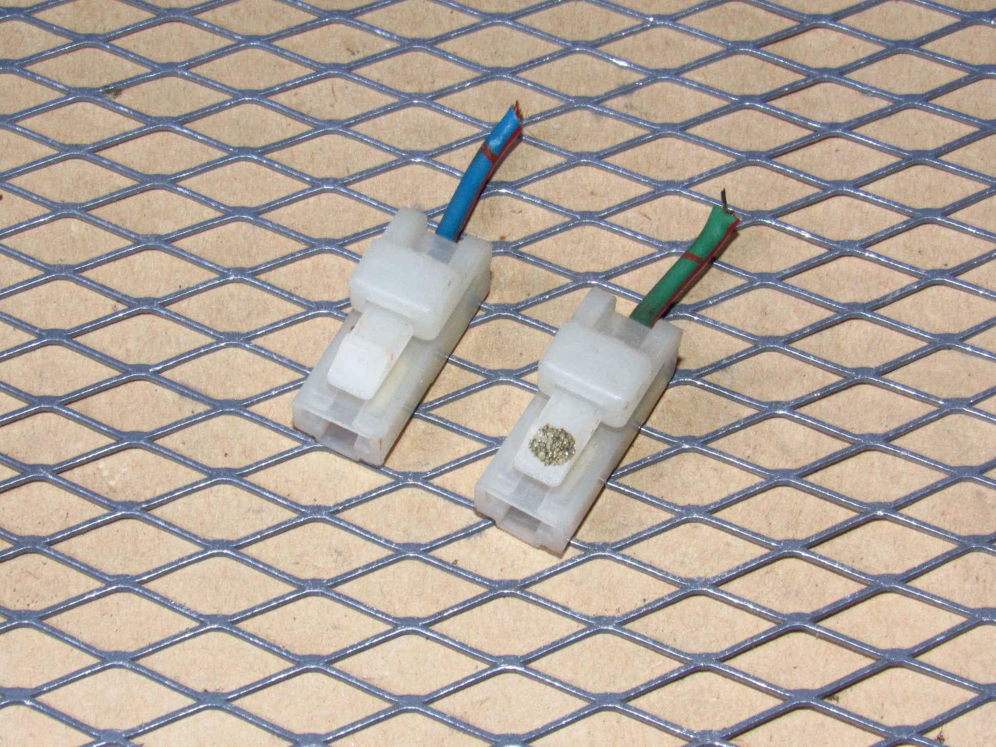 84-85 Mazda RX7 OEM Hatch Door Trunk Release Switch Pigtail Harness Connectors
