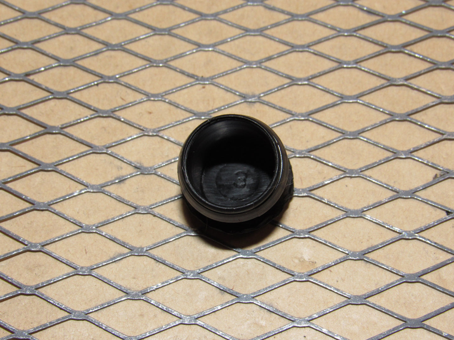 84-89 Nissan 300zx OEM Door Panel Arm Rest Handle Filler Finish Cap Plug Trim Cover