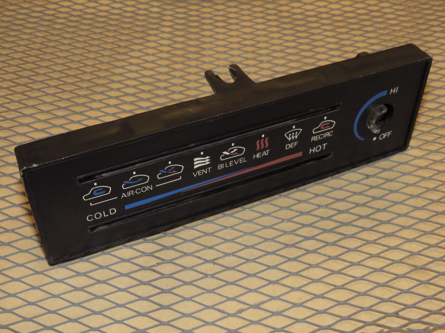 79 80 81 82 83 Datsun 280zx OEM Manual Climate Control Faceplate Cover