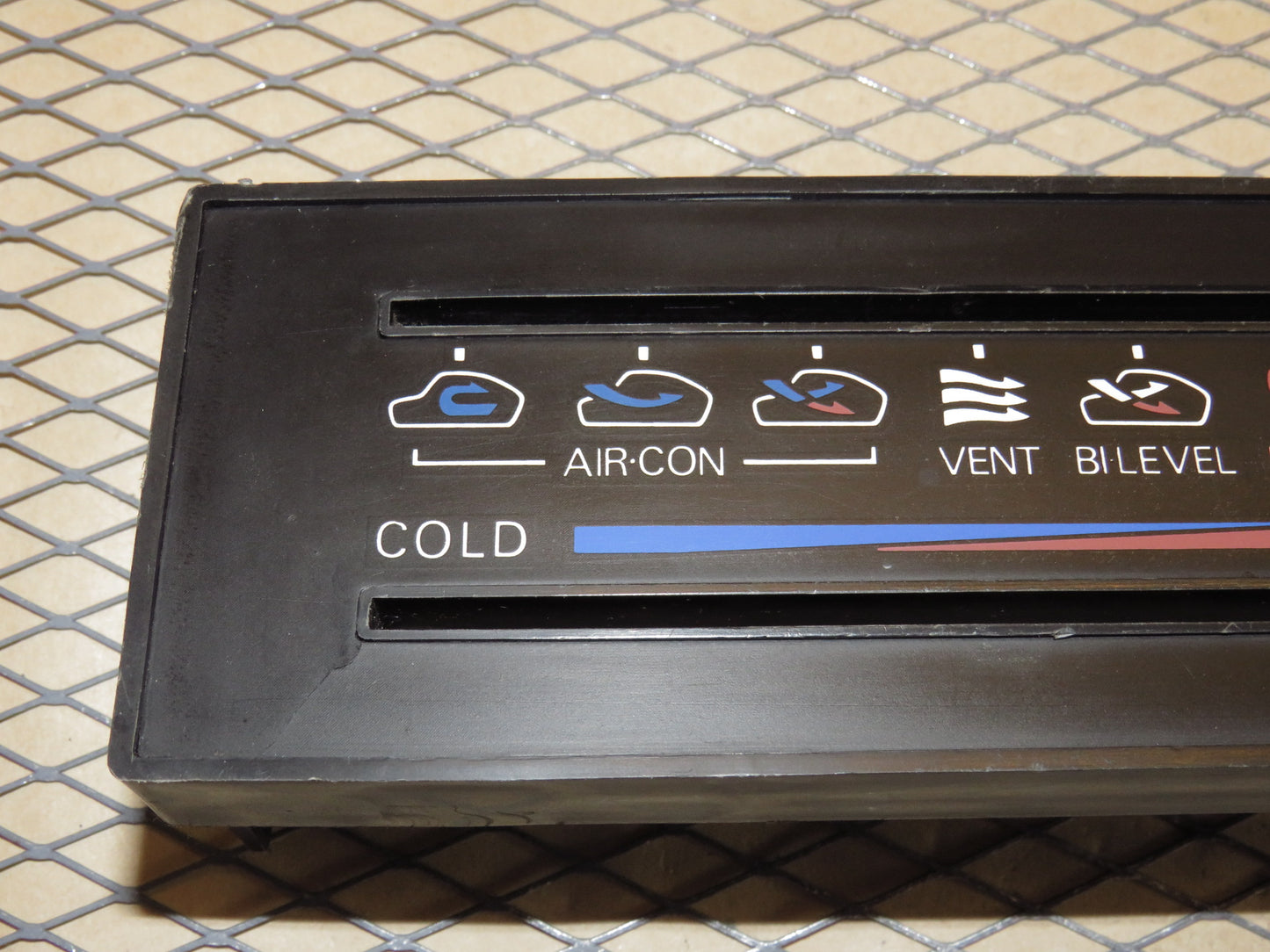 79 80 81 82 83 Datsun 280zx OEM Manual Climate Control Faceplate Cover