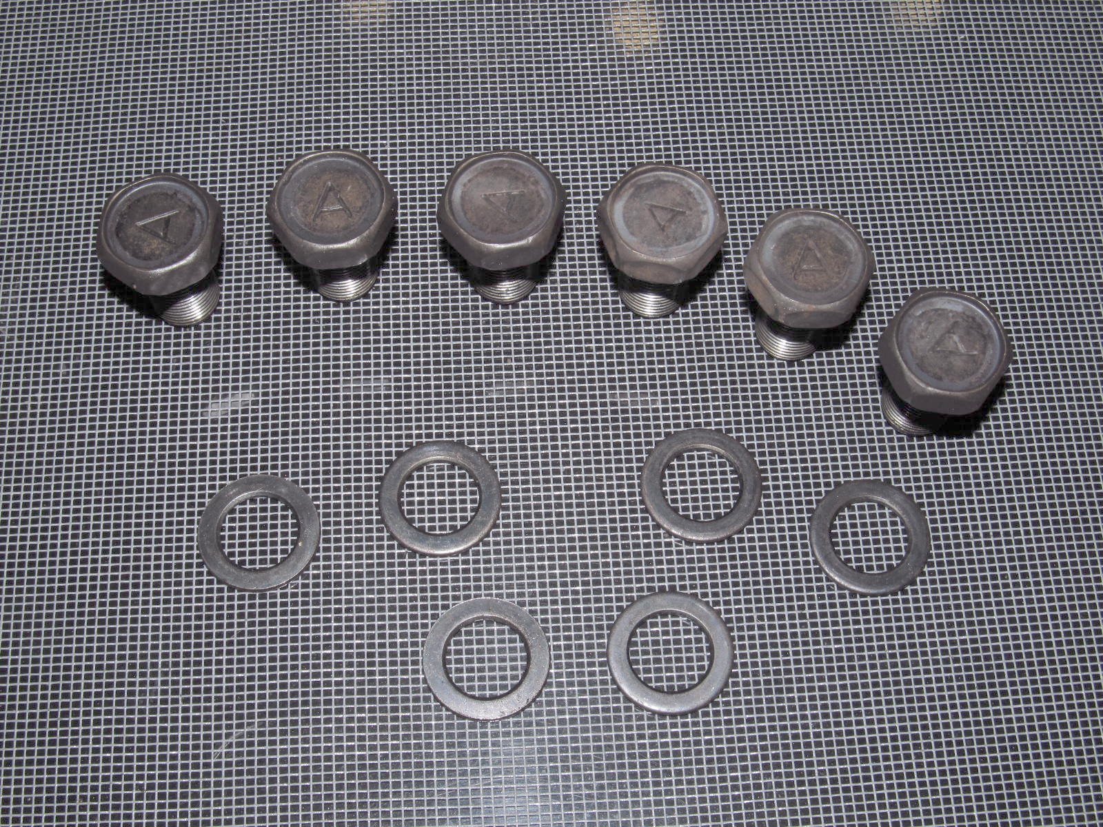 90-93 Mazda Miata OEM Automatic Transmission Flex Plate Drive Plate Bolts - 6 pieces Set