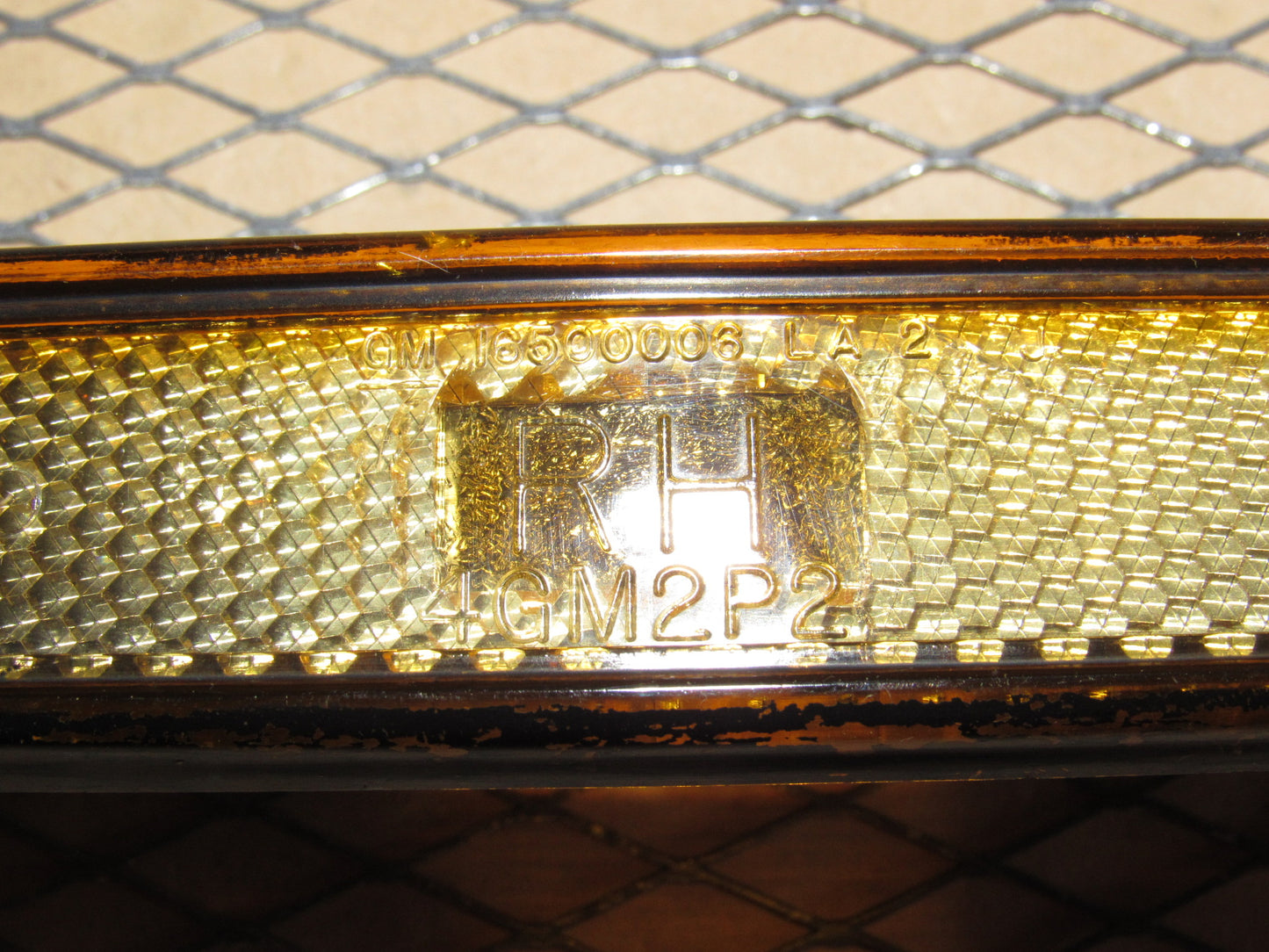 84 85 Pontiac Fiero OEM Front Side Marker Light Lamp - Right