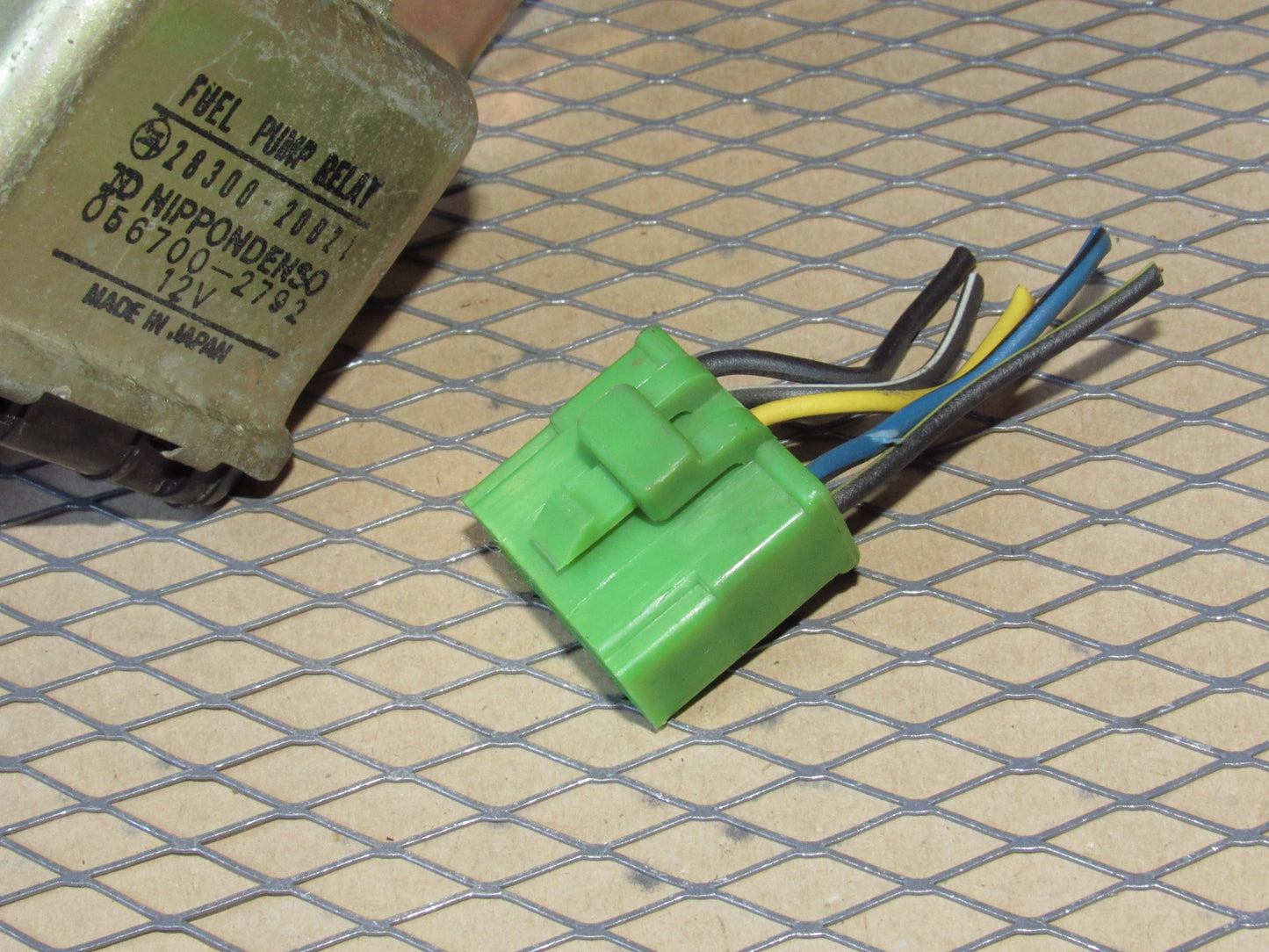 74-78 Toyota Corona OEM Fuel Pump Relay Pigtail Harness Connector