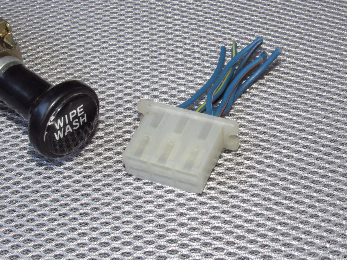73-75 Toyota Celica OEM Wipe Wash Wiper Switch Pigtail Harness Connector