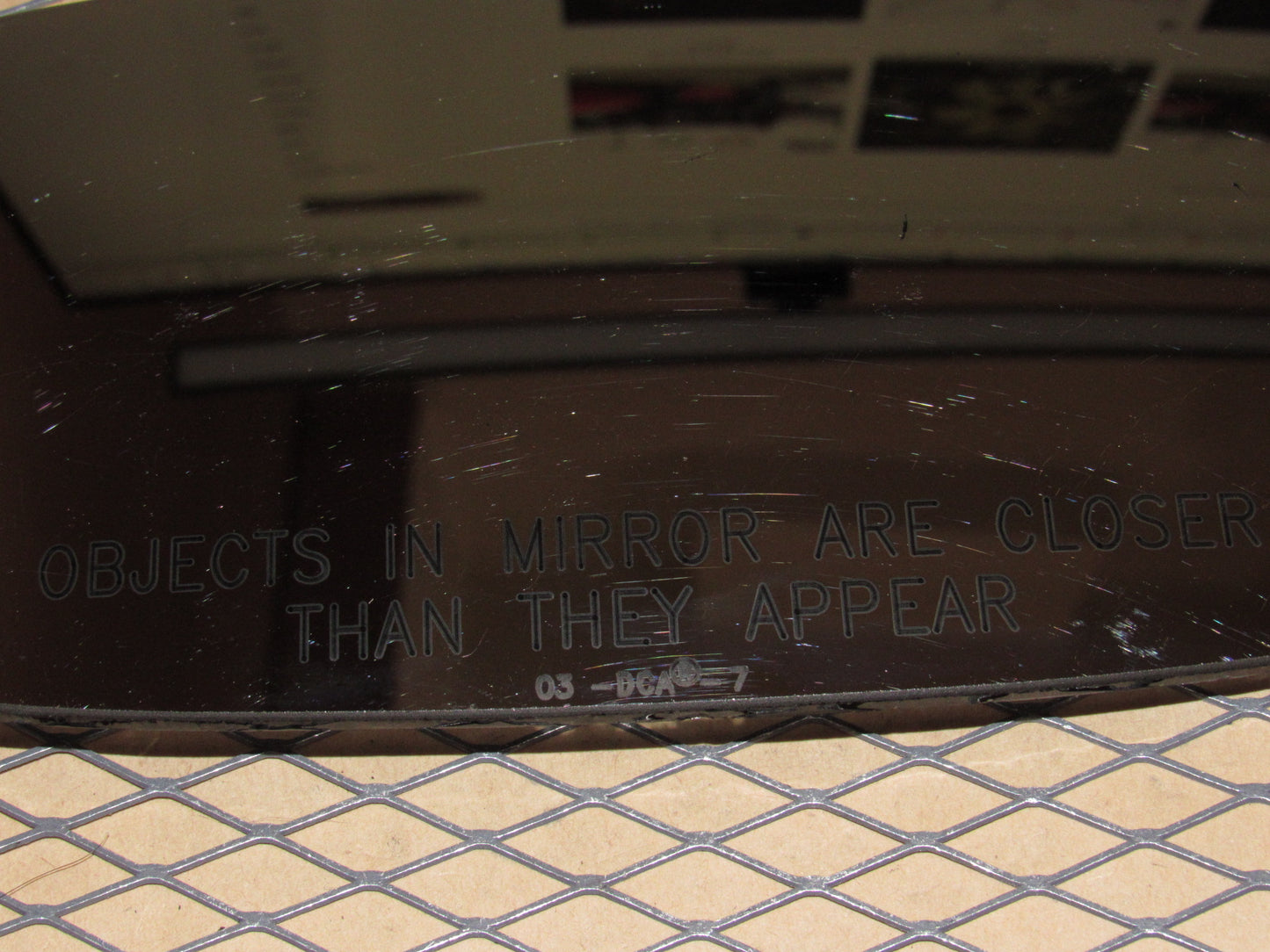 05 06 Chevrolet Corvette OEM Exterior Side Heated Mirror Glass - Right