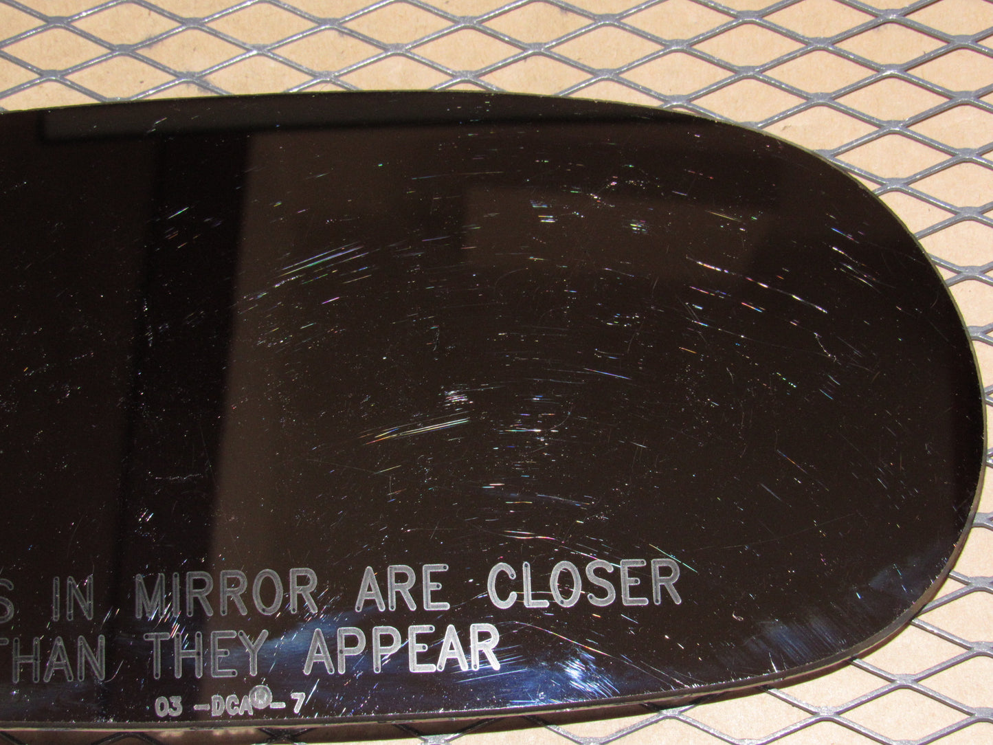 05 06 Chevrolet Corvette OEM Exterior Side Heated Mirror Glass - Right