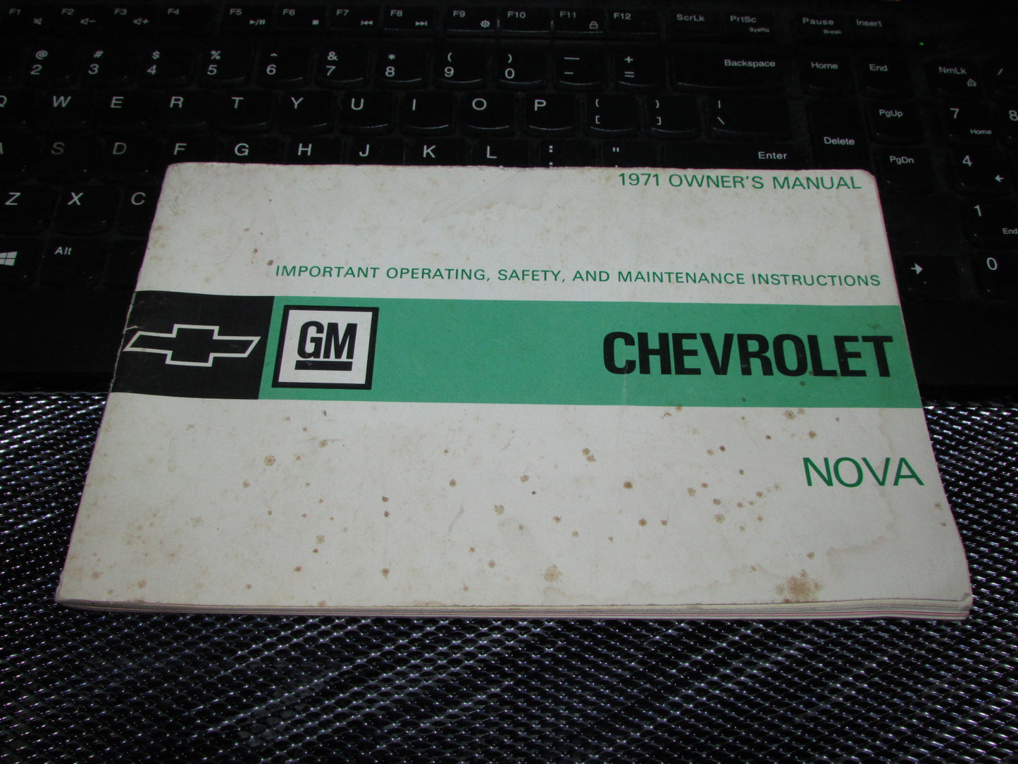 Chevrolet Nova (1971) Owners Manual