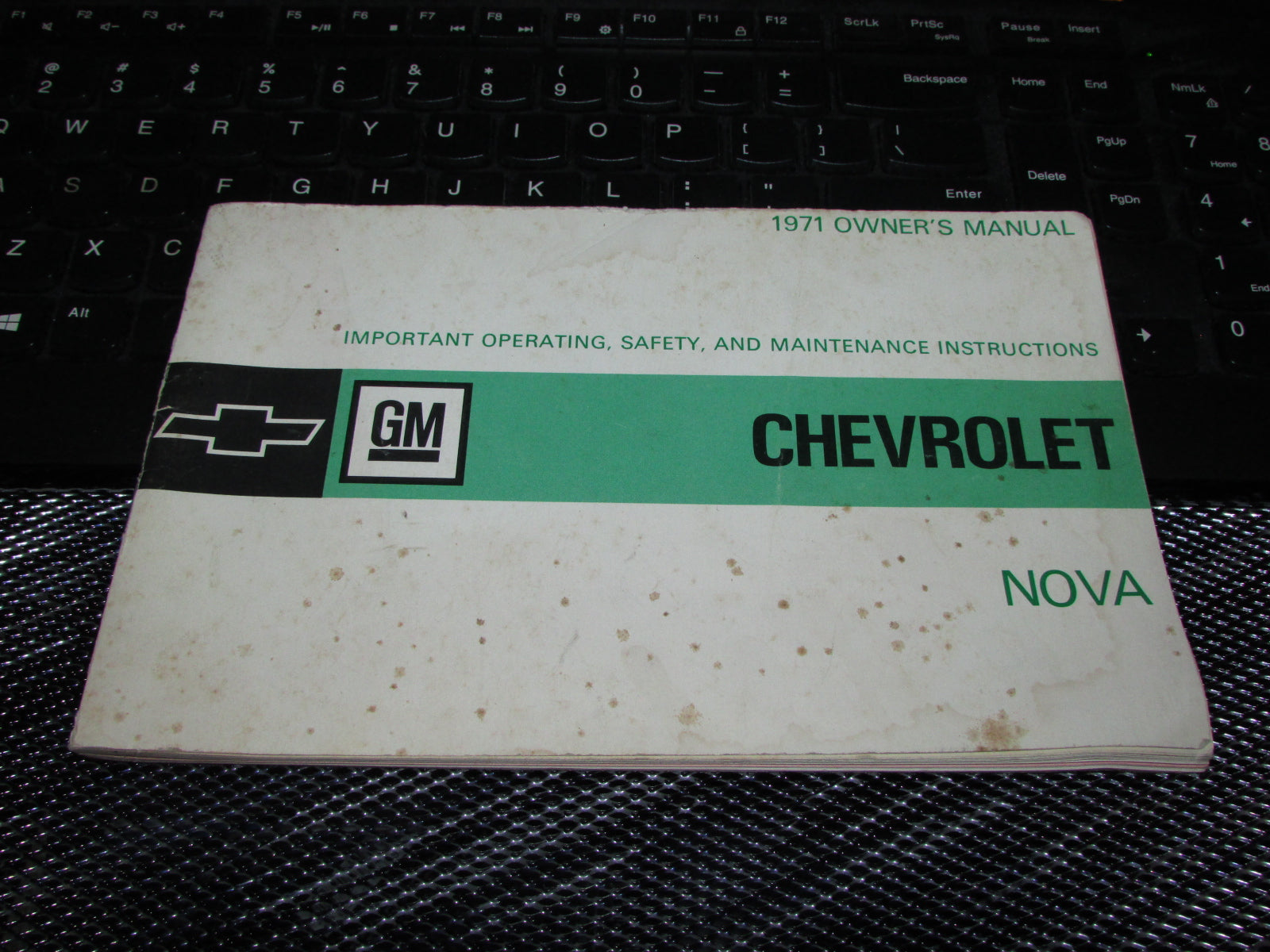 Chevrolet Nova (1971) Owners Manual
