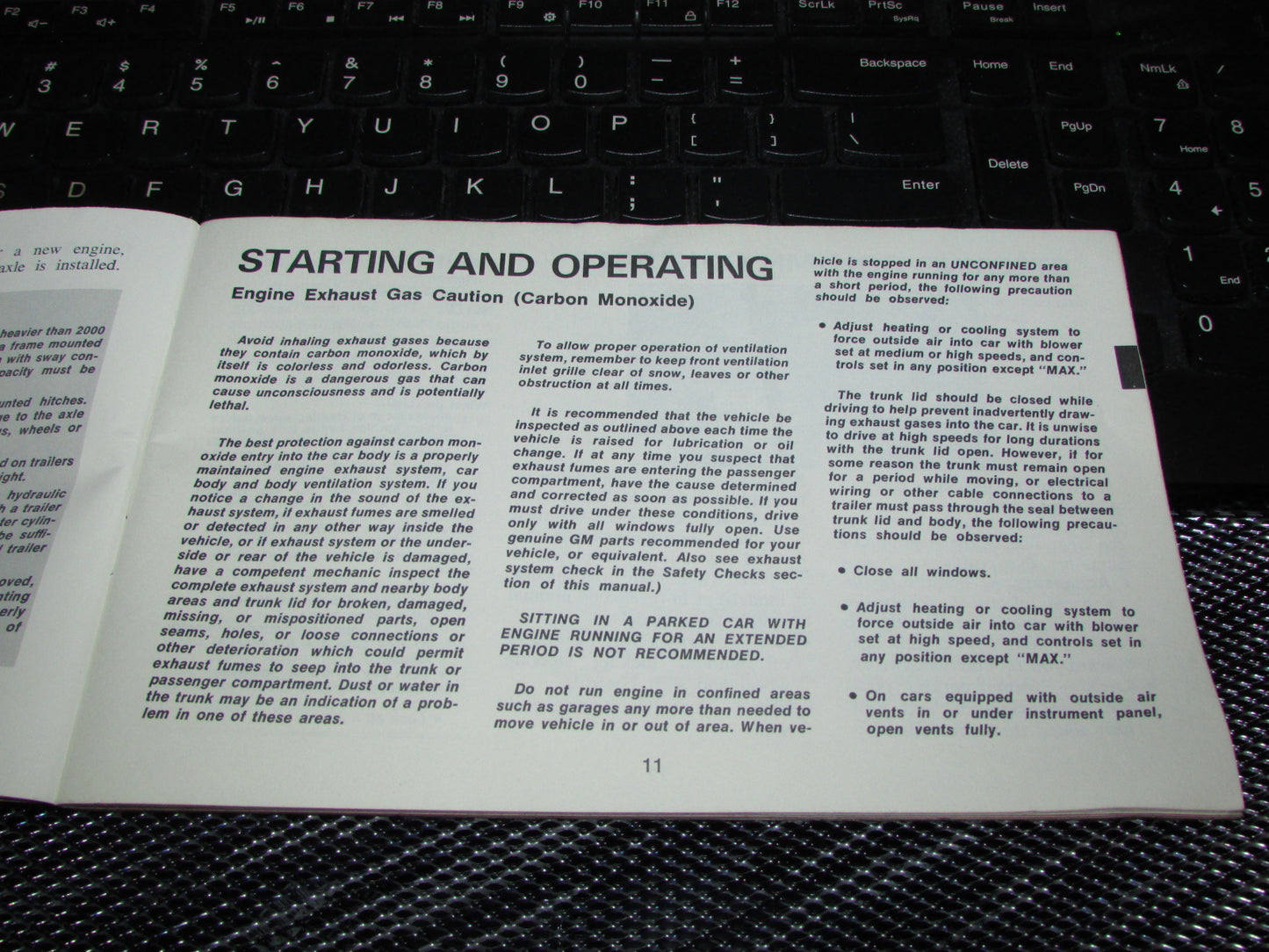 Chevrolet Nova (1971) Owners Manual