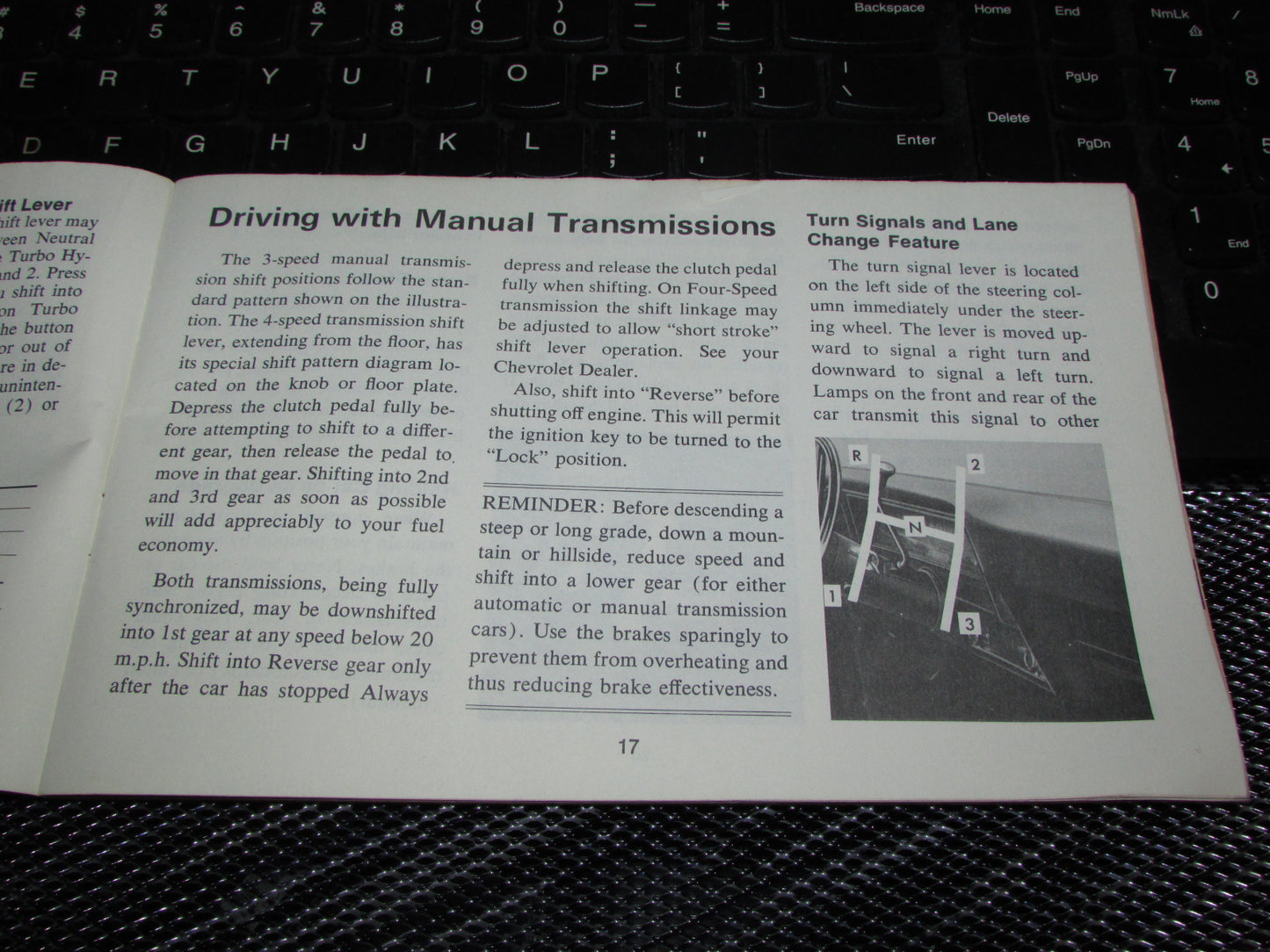 Chevrolet Nova (1971) Owners Manual