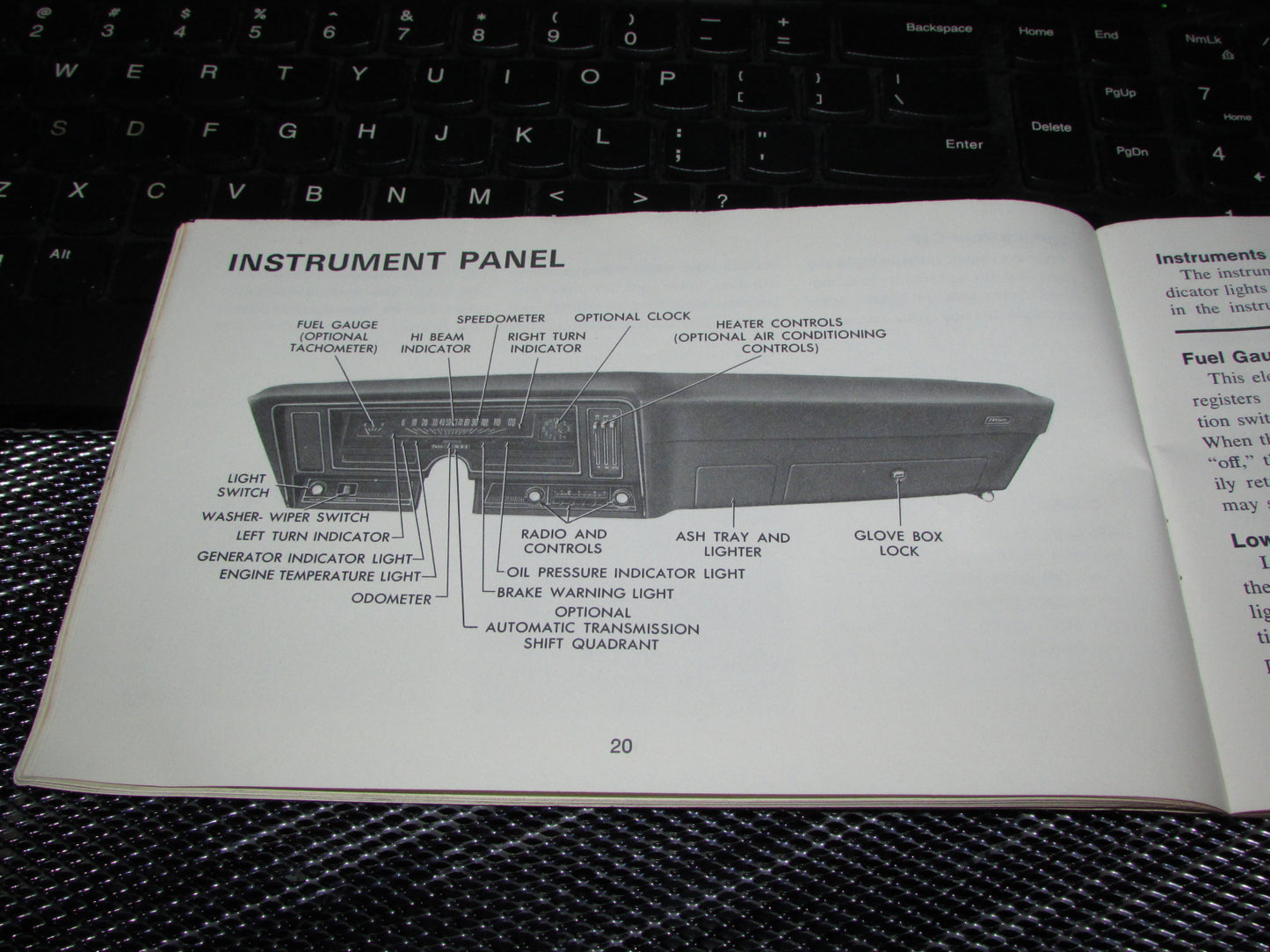 Chevrolet Nova (1971) Owners Manual