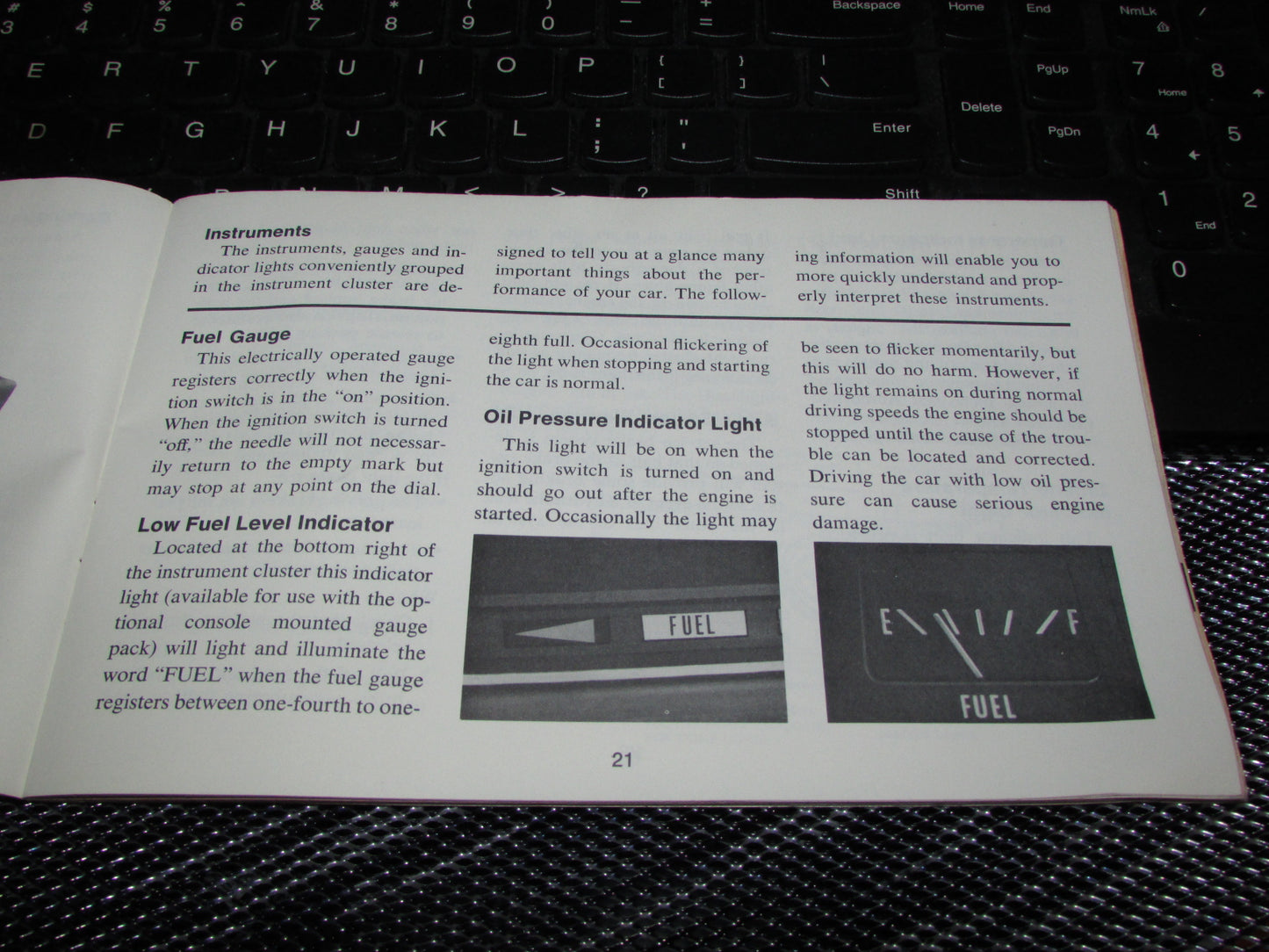 Chevrolet Nova (1971) Owners Manual