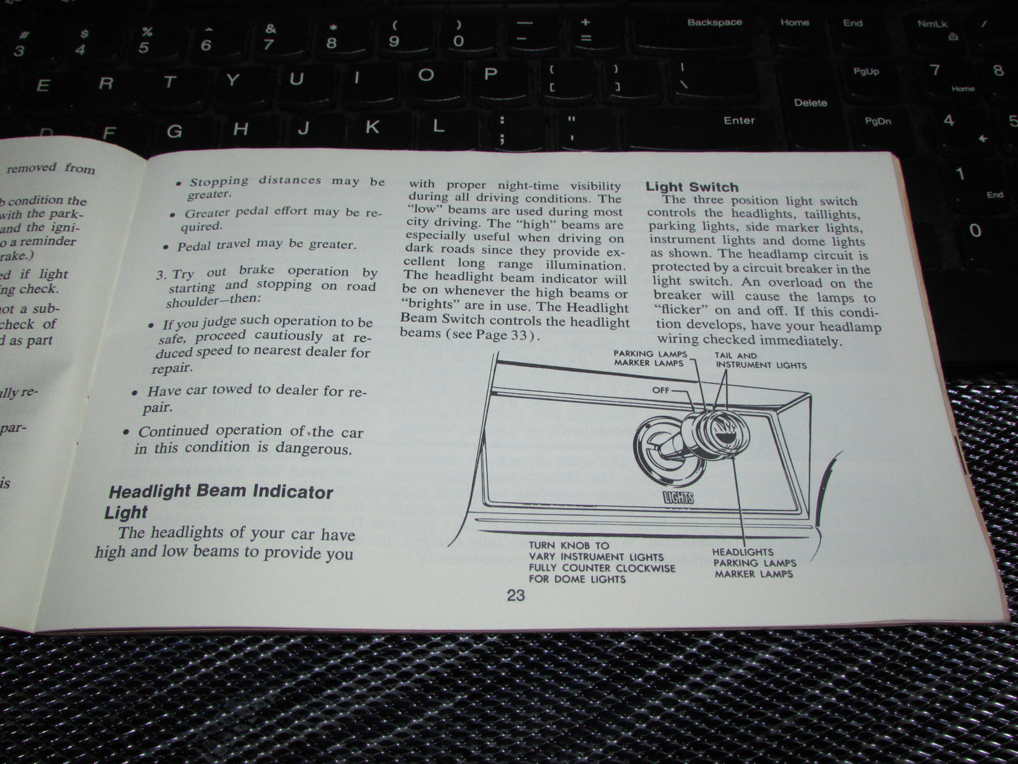 Chevrolet Nova (1971) Owners Manual