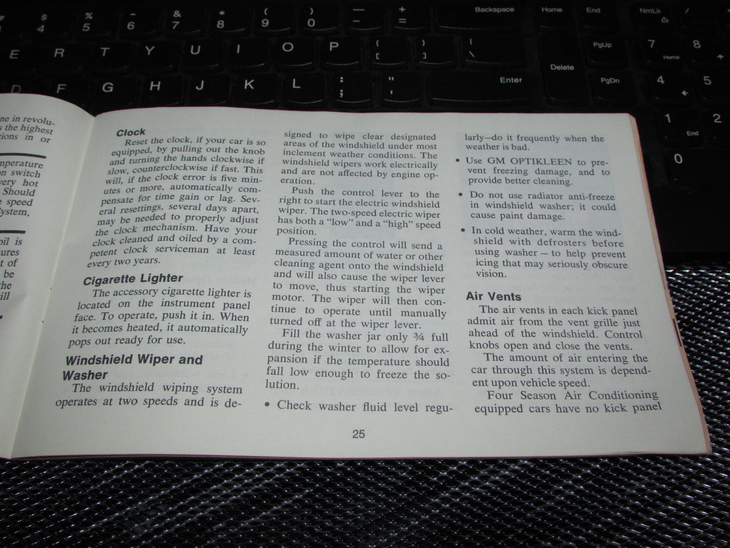 Chevrolet Nova (1971) Owners Manual