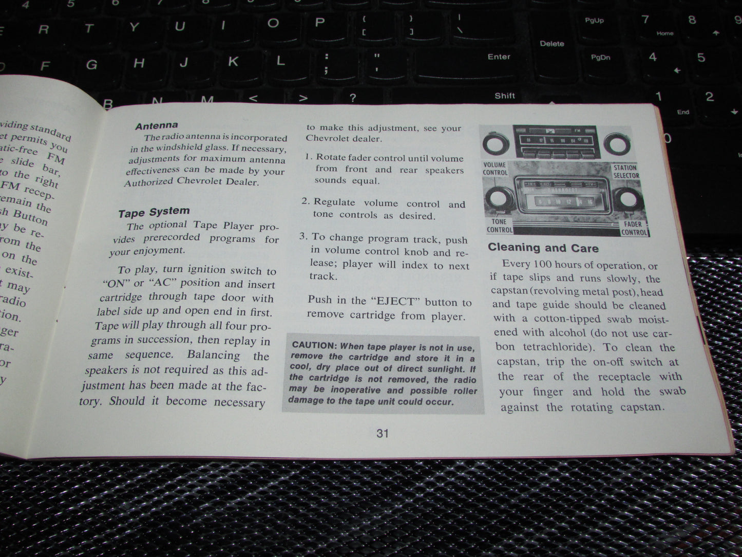 Chevrolet Nova (1971) Owners Manual