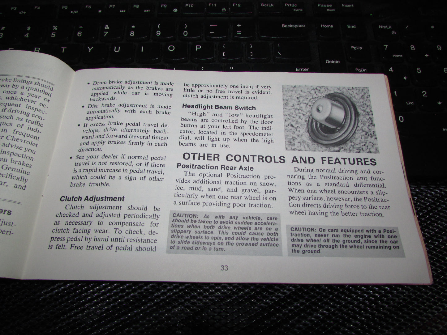 Chevrolet Nova (1971) Owners Manual