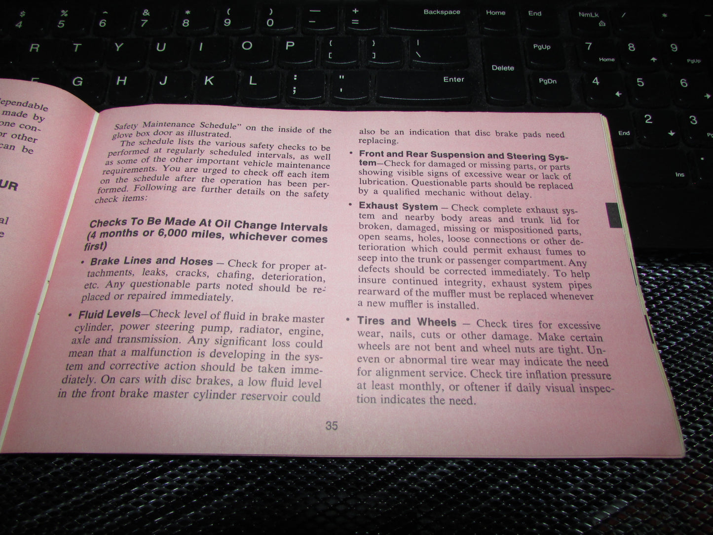 Chevrolet Nova (1971) Owners Manual