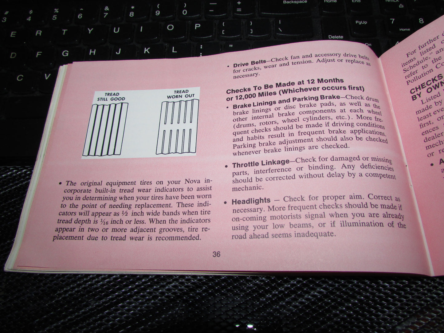 Chevrolet Nova (1971) Owners Manual