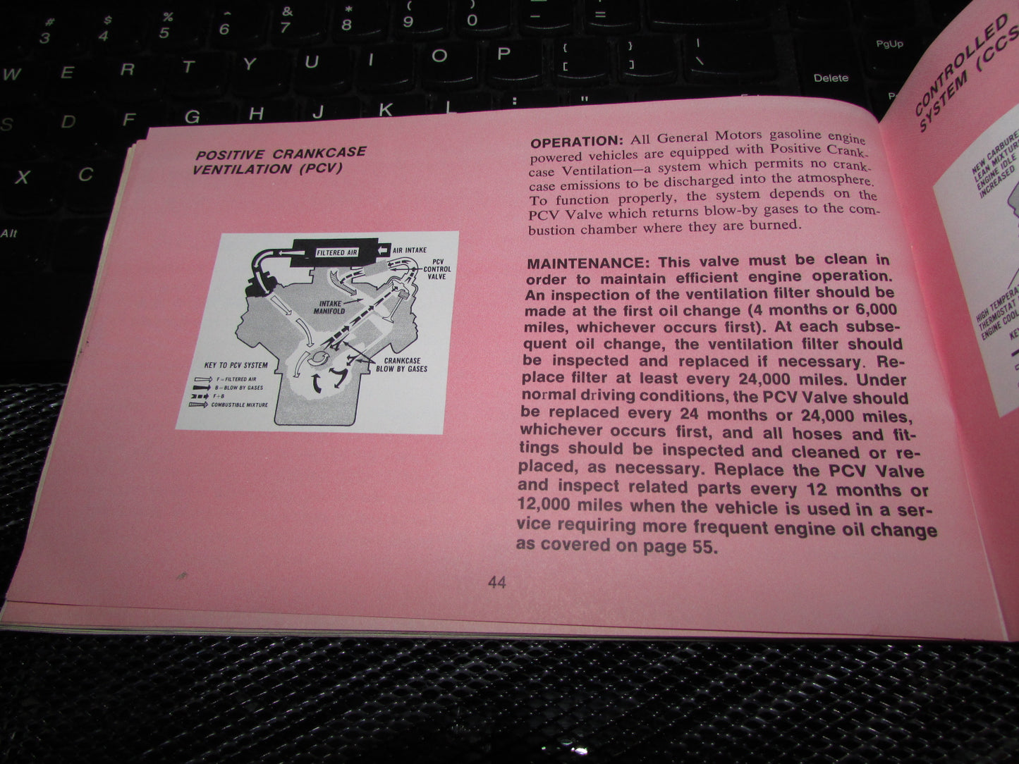 Chevrolet Nova (1971) Owners Manual