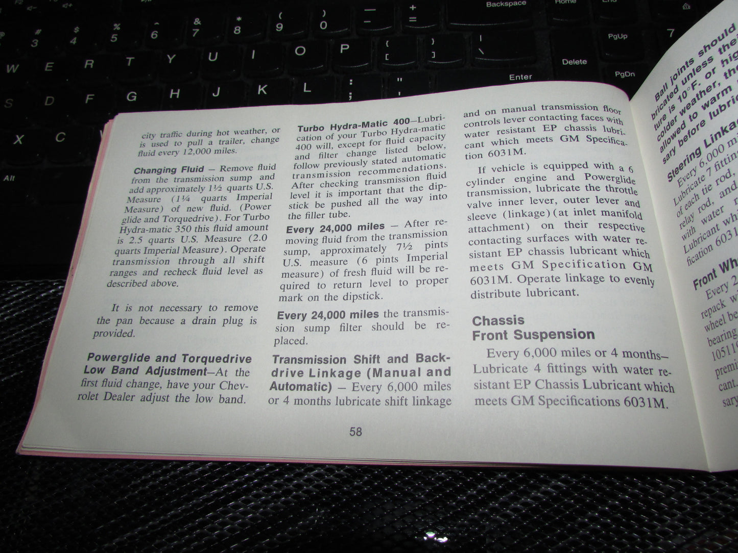 Chevrolet Nova (1971) Owners Manual