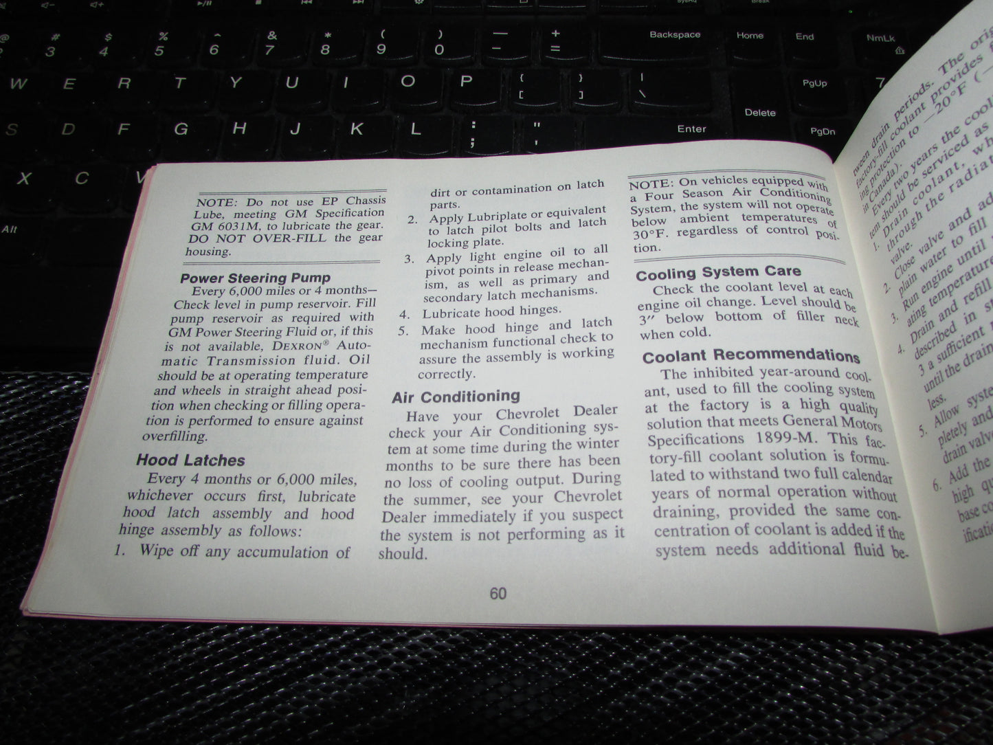 Chevrolet Nova (1971) Owners Manual