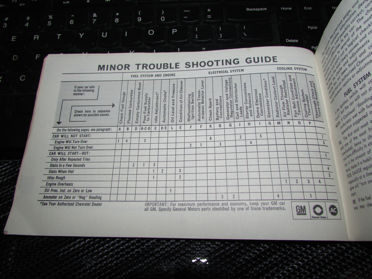 Chevrolet Nova (1971) Owners Manual