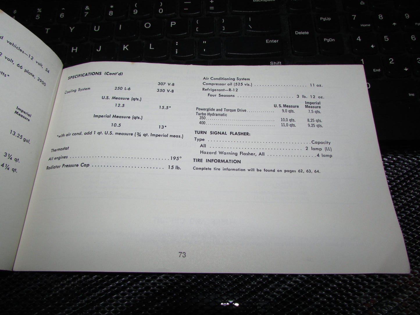 Chevrolet Nova (1971) Owners Manual